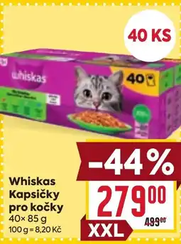 Billa Whiskas Kapsičky pro kočky nabídka