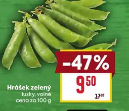 Billa Hrášek zelený nabídka