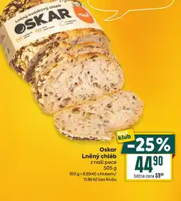 Billa Oskar Lněný chléb nabídka