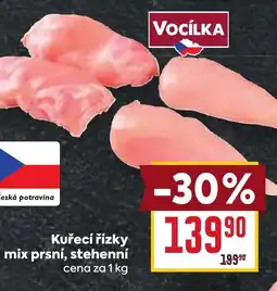 Billa Kuřecí řízky mix prsní, stehenní nabídka