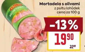 Billa Mortadela s olivami nabídka
