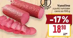 Billa Vysočina nabídka