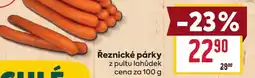 Billa Řeznické párky nabídka
