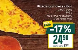 Billa Pizza slaninová s cibulí nabídka