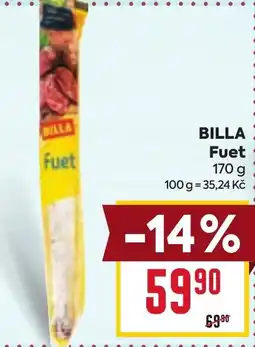 Billa BILLA Fuet nabídka