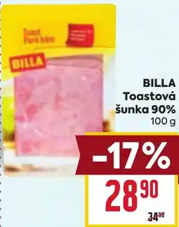 Billa BILLA Toastová šunka 90% nabídka