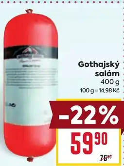 Billa Gothajský salám nabídka