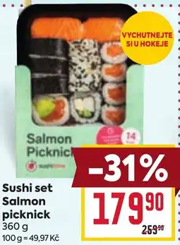 Billa Sushi set Salmon picknick nabídka