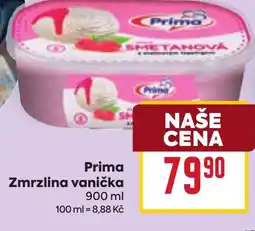 Billa Prima Zmrzlina vanička nabídka