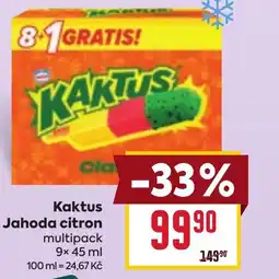 Billa Kaktus Jahoda citron nabídka