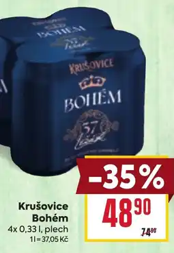 Billa Krušovice Bohém nabídka