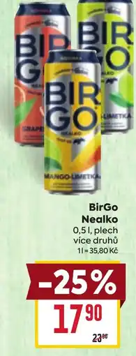 Billa BirGo Nealko nabídka