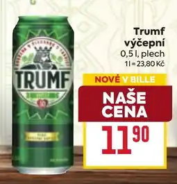 Billa Trumf výčepní nabídka