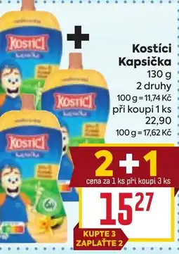 Billa Kostíci Kapsička nabídka