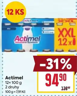 Billa Actimel nabídka