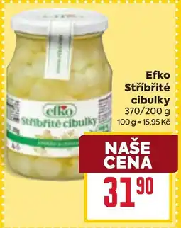 Billa Efko Stříbřité cibulky nabídka