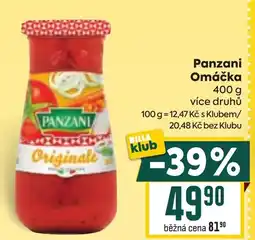 Billa Panzani Omáčka nabídka