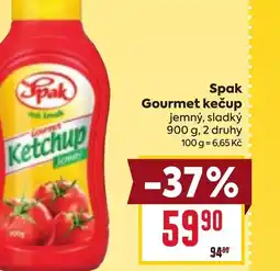 Billa Spak Gourmet kečup nabídka