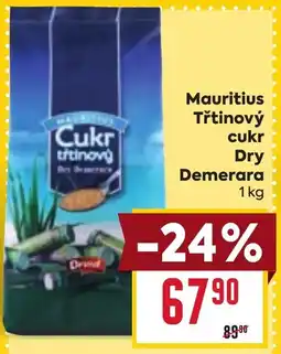Billa Mauritius Třtinový cukr Dry Demerara nabídka