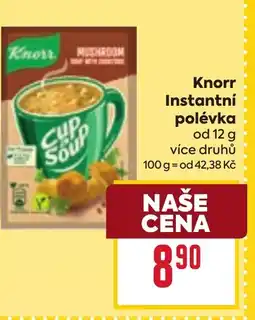 Billa Knorr Instantní polévka nabídka