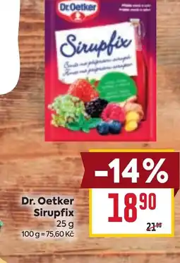 Billa Dr.Oetker Sirupfix nabídka