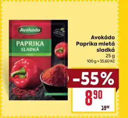 Billa Avokádo Paprika mletá nabídka