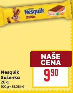 Billa Nesquik Sušenka nabídka