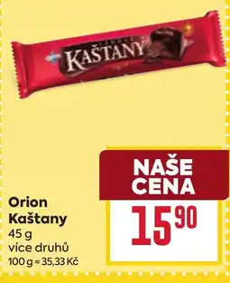 Billa Orion Kaštany nabídka