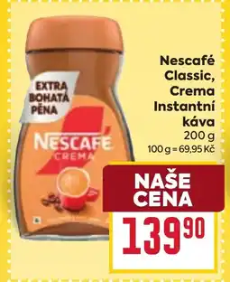 Billa Nescafé Classic, Crema Instantní Κάνα nabídka