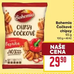 Billa Bohemia Čočkové chipsy nabídka