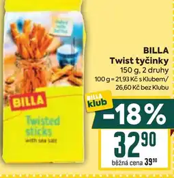 Billa BILLA Twist tyčinky nabídka