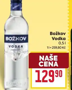 Billa Božkov Vodka nabídka