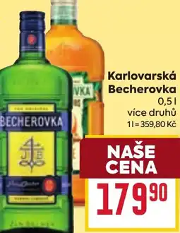 Billa Karlovarská Becherovka nabídka