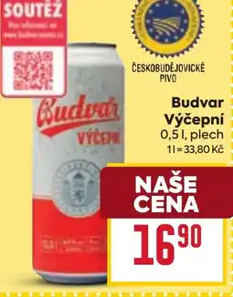 Billa Budvar Výčepní nabídka
