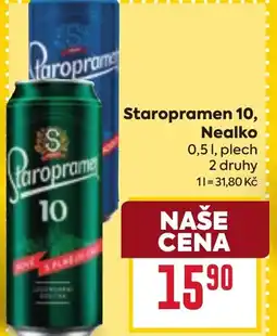 Billa Staropramen 10, Nealko nabídka