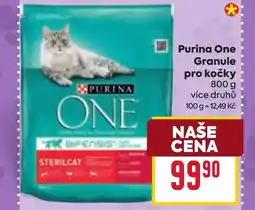 Billa Purina One Granule pro kočky nabídka
