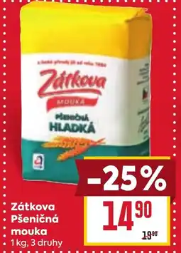 Billa Zátkova Pšeničná mouka nabídka