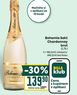 Billa Bohemia Sekt Chardonnay brut nabídka