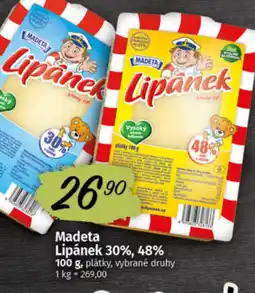 COOP TIP MADETA Lipánek 30%, 48% nabídka