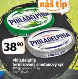 COOP TIP Philadelphia termizovaný smetanový sýr nabídka