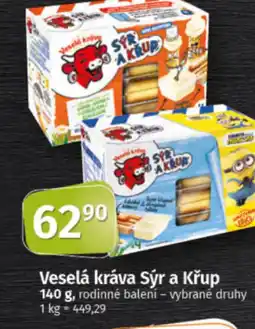 COOP TIP Veselá kráva Sýr a křup nabídka