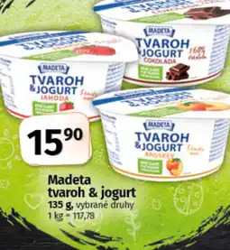COOP TIP Madeta tvaroh & jogurt nabídka