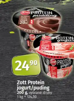 COOP TIP Zott Protein jogurt/puding nabídka