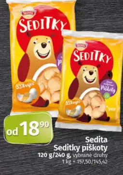 COOP TIP Sedita Seditky piškoty nabídka