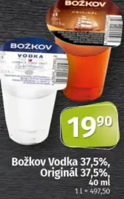 COOP TIP Božkov Vodka 37,5%, Originál 37,5% nabídka