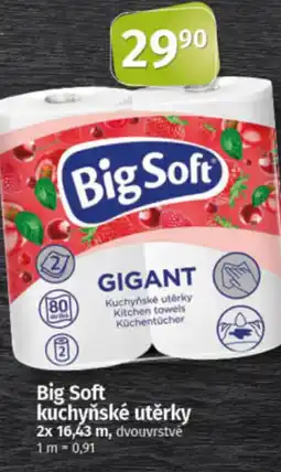 COOP TIP Big Soft kuchyňské utěrky nabídka