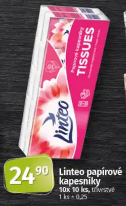 COOP TIP Linteo papírové kapesniky nabídka
