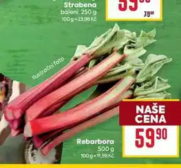Billa Rebarbora 500 g nabídka