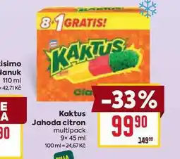 Billa Kaktus Jahoda citron multipack 9x 45 ml nabídka