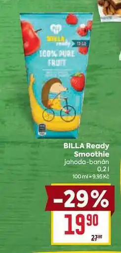 Billa ILLA Ready Smoothie jahoda-banán 0,2l nabídka